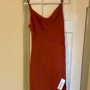D&M Rust Colored Spaghetti Strap Dress